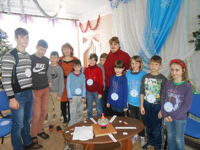 В центре реабилитации детей Доброполья звучали щедровки и колядки