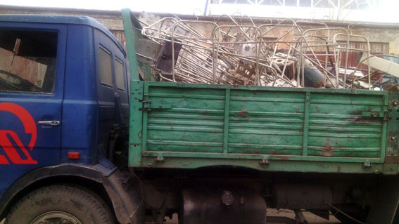 За два месяца полиция Донецкой области задержала более 60 автомобилей перевозивших металлолом