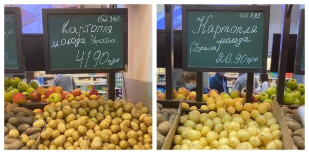 Украинцам продают свою картошку в два раза дороже импортной, фото
