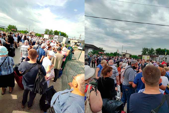 КПВВ «Станица Луганская» в день проходит до 4 тысяч человек