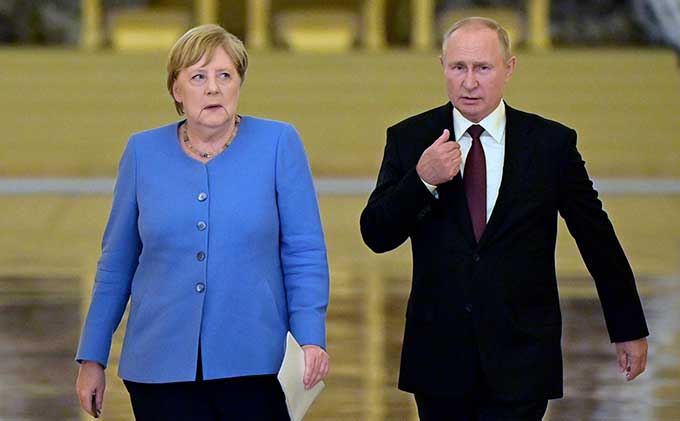 Что сказал Путин по поводу Донбасса на встрече с Меркель